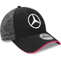 justerbar-svart-kurvad-keps-9forty-tonal-esports-mercedes-formula-1-fran-new-era