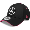 justerbar-svart-bojd-keps-9forty-draft-esports-mercedes-formula-1-fran-new-era