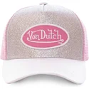 silvrig-och-rosa-truckerkeps-sil-fran-von-dutch