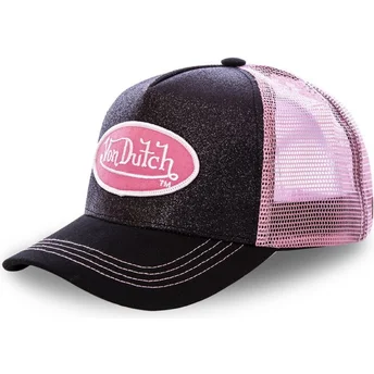 svart-och-rosa-truckerkeps-flak-bla-fran-von-dutch