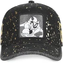 capslab-looney-tunes-tag-taz-tasmanian-devil-justerbar-svart-bojd-keps