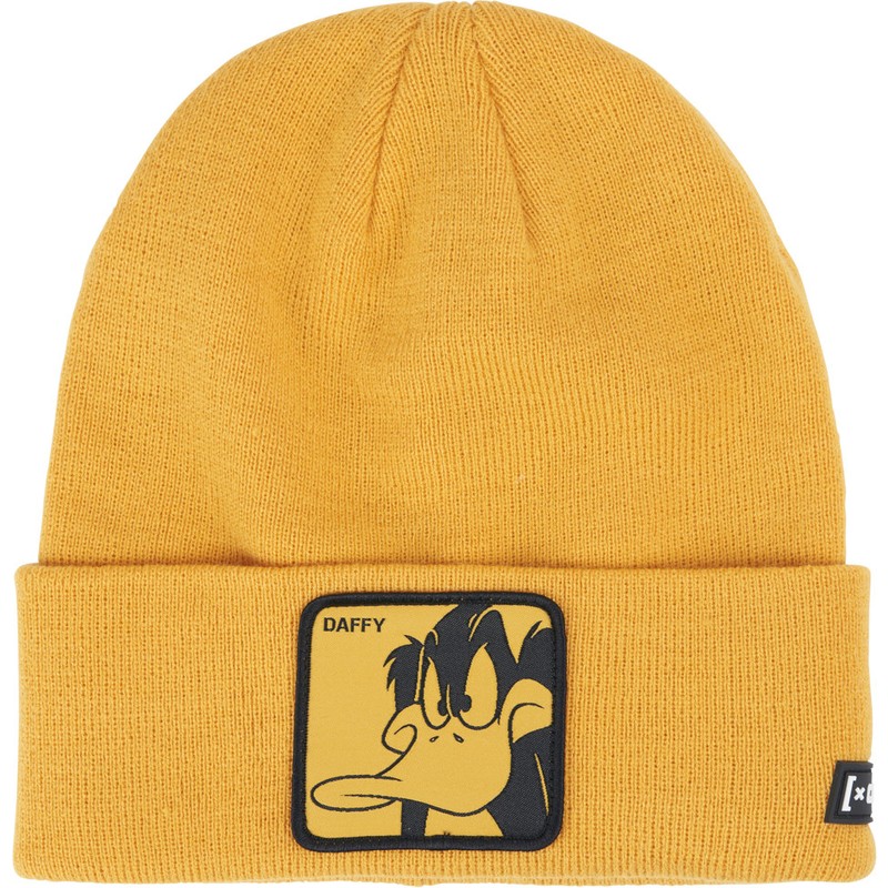 capslab-daffy-duck-bon-duf1-looney-tunes-yellow-beanie