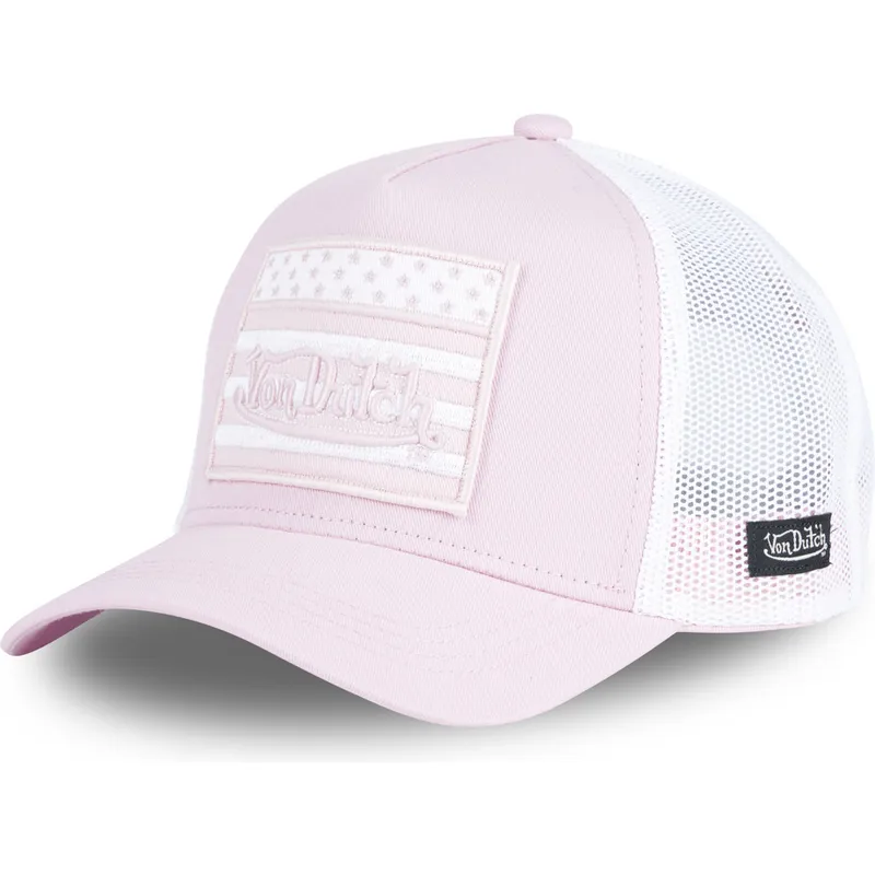 keps-trucker-rosa-flag-pp-fran-von-dutch