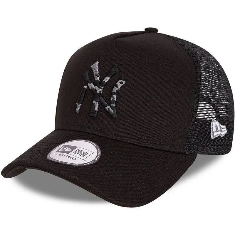 new-york-yankees-mlb-new-era-svart-truckerkeps-med-svart-kamouflogologo-infill-a-frame