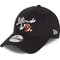 svart-justerbar-9forty-bojd-keps-tom-och-jerry-looney-tunes-fran-new-era