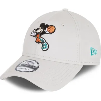 new-era-vit-justerbar-bojd-keps-9forty-character-sports-mickey-mouse-basketball-disney