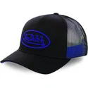 svart-truckerkeps-med-bla-neo-blu-logotyp-fran-von-dutch