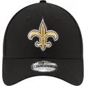 svart-justerbar-kurvad-keps-9forty-the-league-fran-new-orleans-saints-nfl-av-new-era