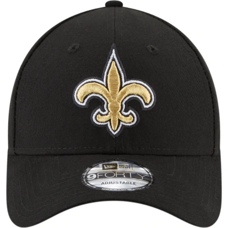 svart-justerbar-kurvad-keps-9forty-the-league-fran-new-orleans-saints-nfl-av-new-era