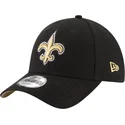 svart-justerbar-kurvad-keps-9forty-the-league-fran-new-orleans-saints-nfl-av-new-era