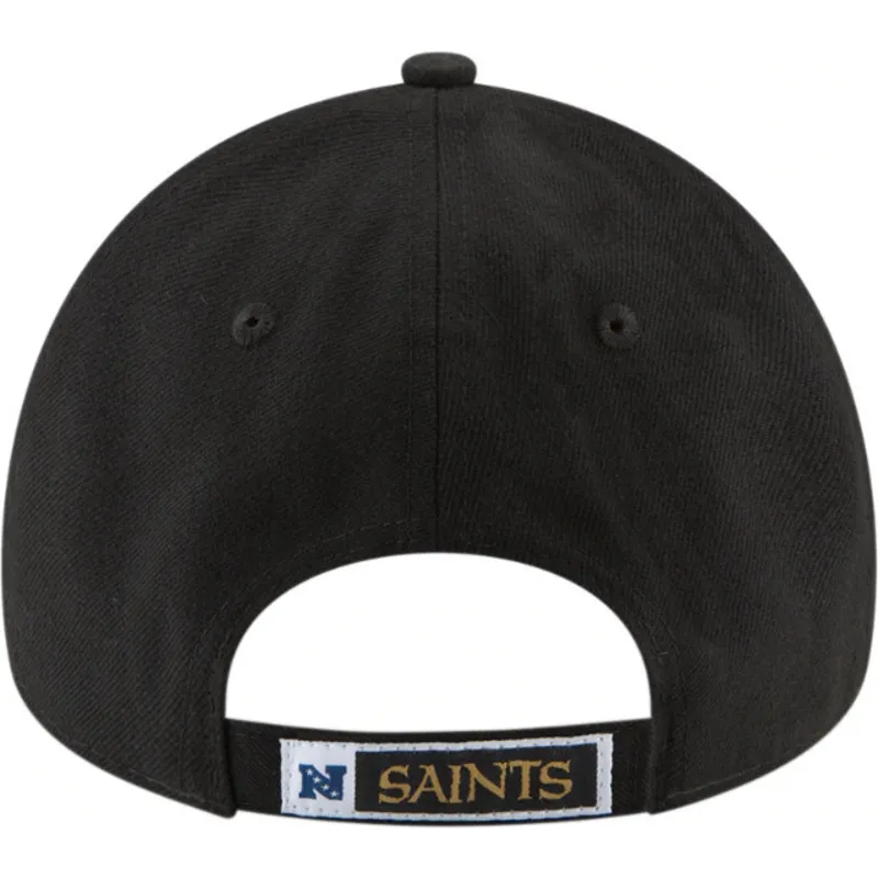 svart-justerbar-kurvad-keps-9forty-the-league-fran-new-orleans-saints-nfl-av-new-era