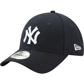 Justerbar marinblå kurvad keps 9FORTY The League från New York Yankees MLB av New Era