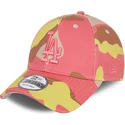 kepsar-curva-kamouflage-justerbart-band-rosa-rosa-9forty-fran-los-angeles-dodgers-mlb-av-new-era