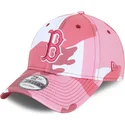 kepsar-curva-kamouflage-justerbart-band-rosa-rosa-9forty-fran-boston-red-sox-mlb-av-new-era