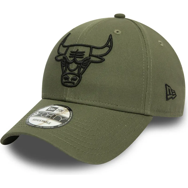 kepsar-curva-gron-justerbart-band-negro-9forty-league-essential-fran-chicago-bulls-nba-av-new-era
