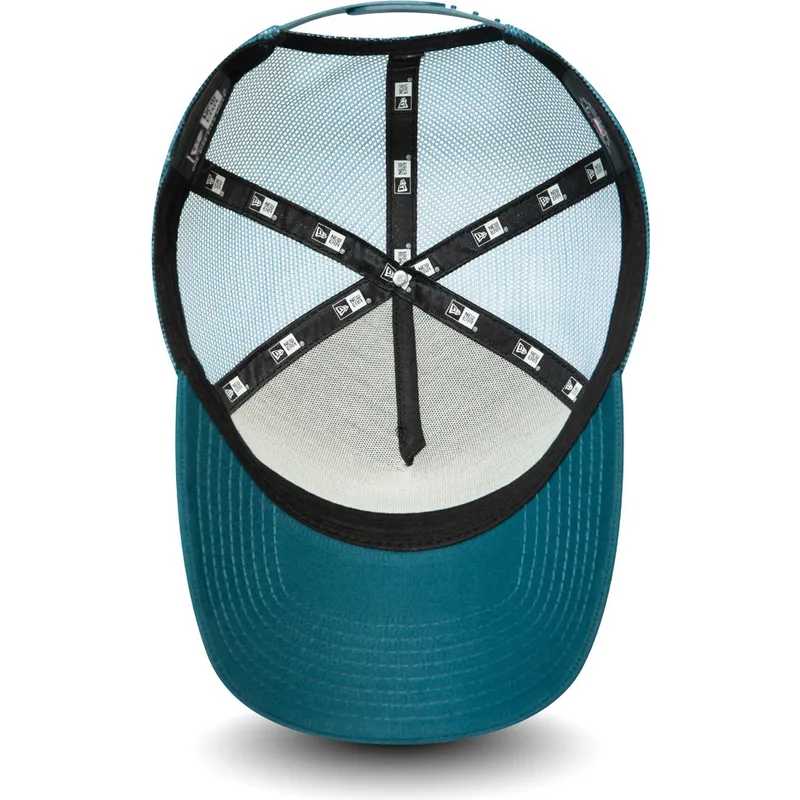 new-era-new-york-yankees-mlb-league-essential-a-frame-bla-truckerkeps-med-svart-logotyp