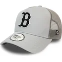 boston-red-sox-mlb-league-essential-a-frame-gra-truckerkeps-med-svart-logotyp-fran-new-era
