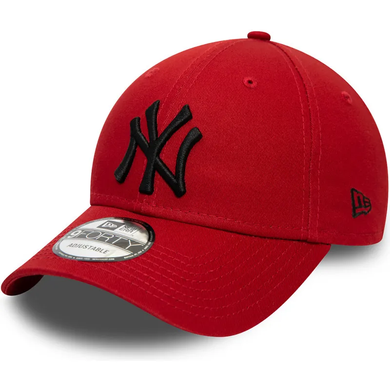 kepsar-curva-rod-justerbart-band-negro-9forty-league-essential-fran-new-york-yankees-mlb-av-new-era
