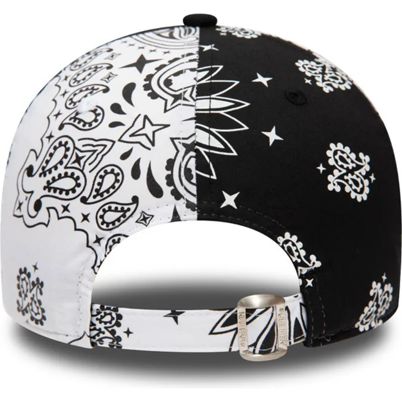 kepsar-curva-svart-justerbart-band-9forty-paisley-print-fran-new-york-yankees-mlb-av-new-era