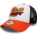 new-era-charlotte-knights-milb-vit-svart-och-orange-a-frame-truckerkeps