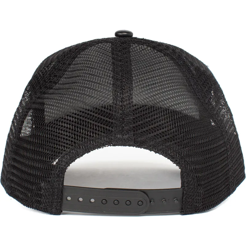 svart-trucker-keps-panter-panther-truth-will-prevail-the-farm-fran-goorin-bros