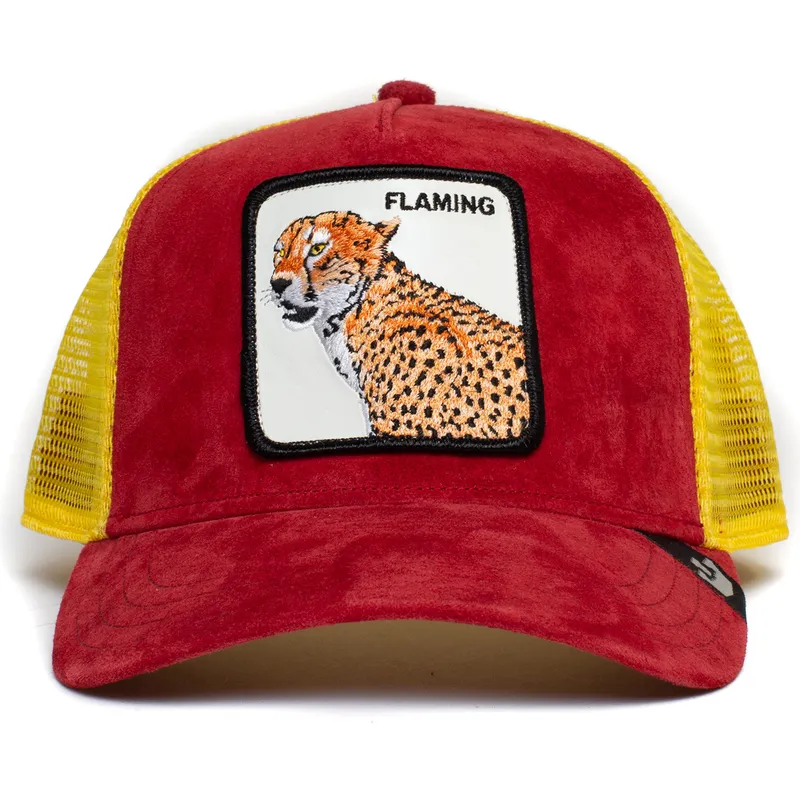 rod-och-gul-leopardmonstrad-truckerkeps-flaming-hot-cheetah-the-farm-fran-goorin-bros
