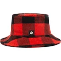 hinkar-curva-rod-snapback-fran-bucket-rojo-y-negro-bufalo-buffalo-i-m-a-little-hoarse-the-farm-the-farm-av-goorin-bros