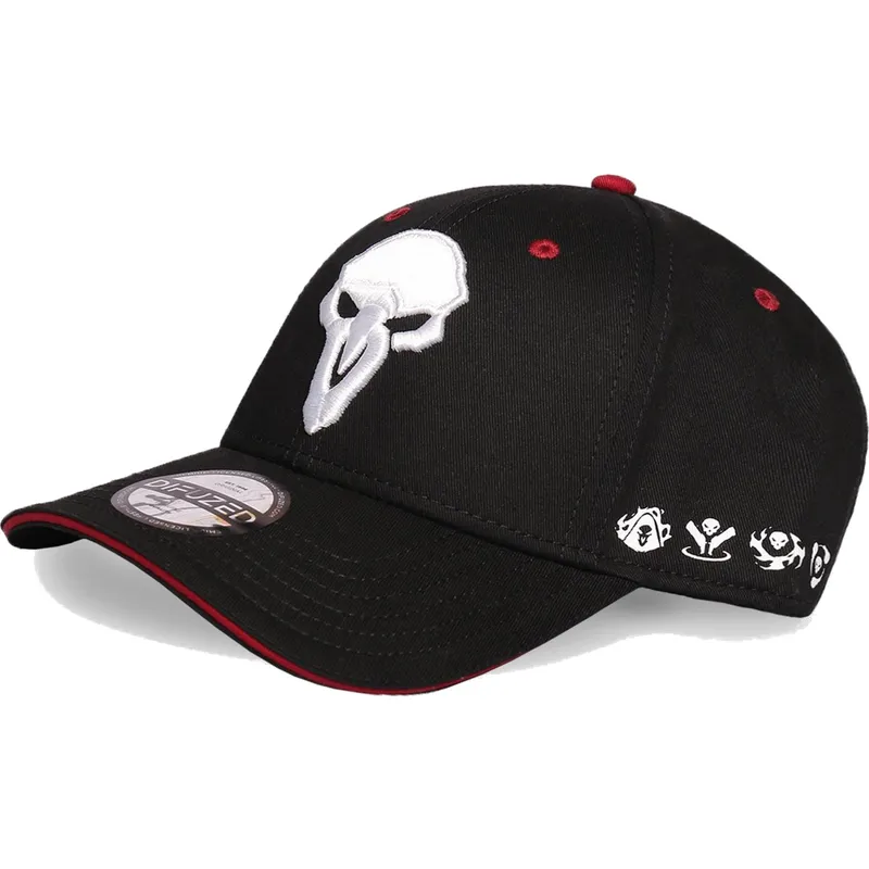 svart-bojd-snapback-keps-reaper-overwatch-fran-difuzed