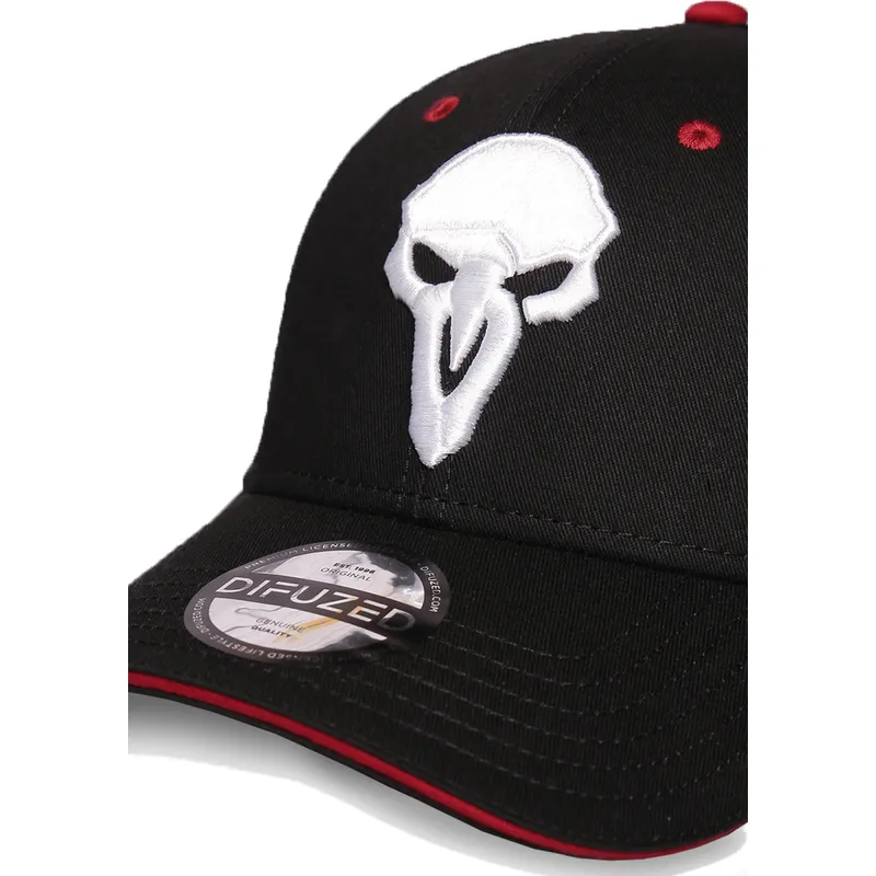 svart-bojd-snapback-keps-reaper-overwatch-fran-difuzed