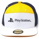 justerbar-vit-gul-och-marinbla-flat-keps-playstation-sony-fran-difuzed