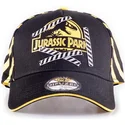 svart-bojd-snapback-keps-jurassic-park-fran-difuzed