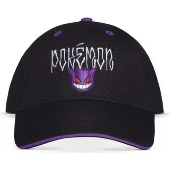 svart-bojd-snapback-keps-gengar-pokemon-fran-difuzed