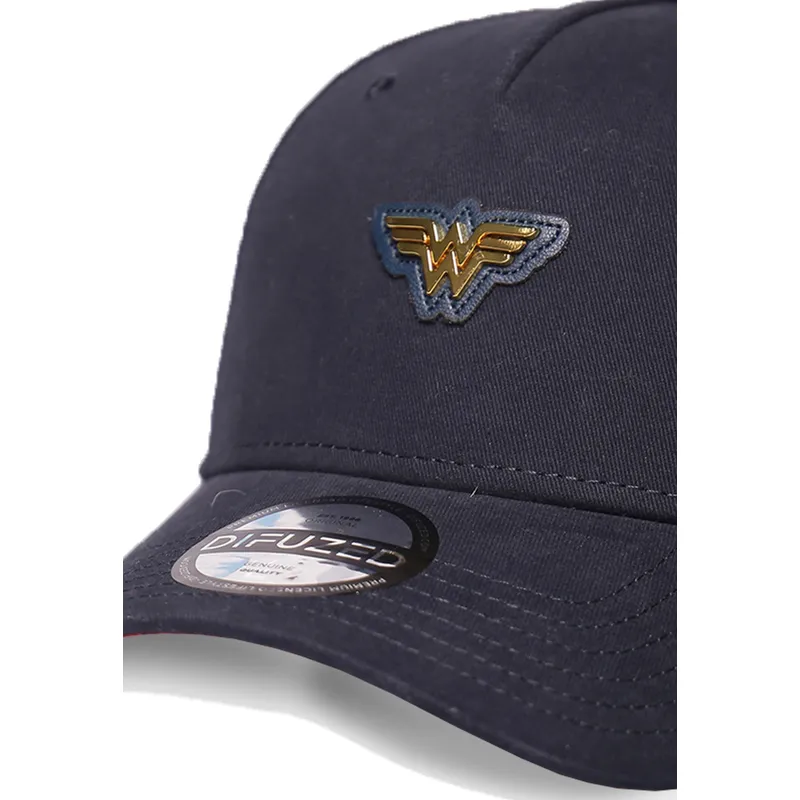 marinbla-bojd-keps-snapback-wonder-woman-logo-dc-comics-fran-difuzed