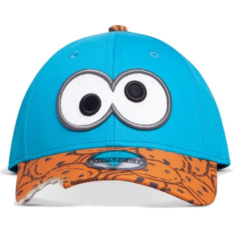 kepsar-curva-bla-snapback-marron-monstruo-fran-las-galletas-barrio-sesamo-av-difuzed