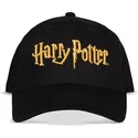 svart-bojd-keps-snapback-gold-logo-harry-potter-fran-difuzed
