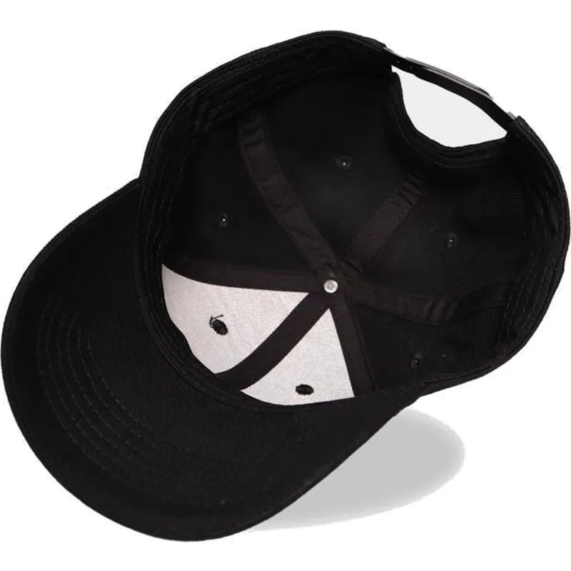 svart-bojd-keps-snapback-gold-logo-harry-potter-fran-difuzed