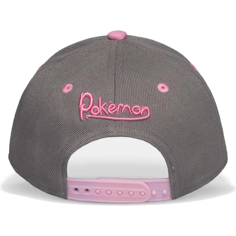 gra-och-rosa-kurvad-keps-snapback-jigglypuff-pokemon-fran-difuzed