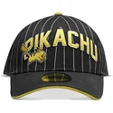 svart-kurvad-snapback-keps-pikachu-pokemon-fran-difuzed