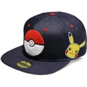 bla-jeans-platt-keps-snapback-poke-ball-pikachu-pokemon-fran-difuzed