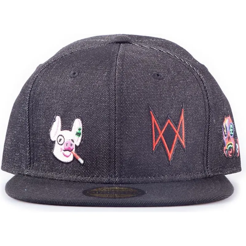 kepsar-plana-svart-snapback-av-difuzed