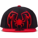 svart-och-rod-platt-skarm-snapback-keps-spider-man-spider-arch-marvel-comics-fran-difuzed