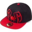svart-och-rod-platt-skarm-snapback-keps-spider-man-spider-arch-marvel-comics-fran-difuzed