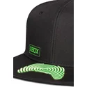 svart-snapback-keps-med-plan-skarm-xbox-visor-controller-microsoft-fran-difuzed