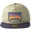 justerbar-gron-flat-keps-retro-logo-eternal-doom-fran-difuzed