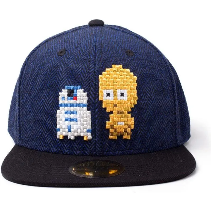 kepsar-plana-marinbla-snapback-av-difuzed