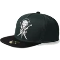 gron-och-svart-platt-snapback-keps-guenhwyvar-drizzt-dungeons-dragons-fran-difuzed