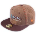 kepsar-plana-brun-snapback-av-difuzed