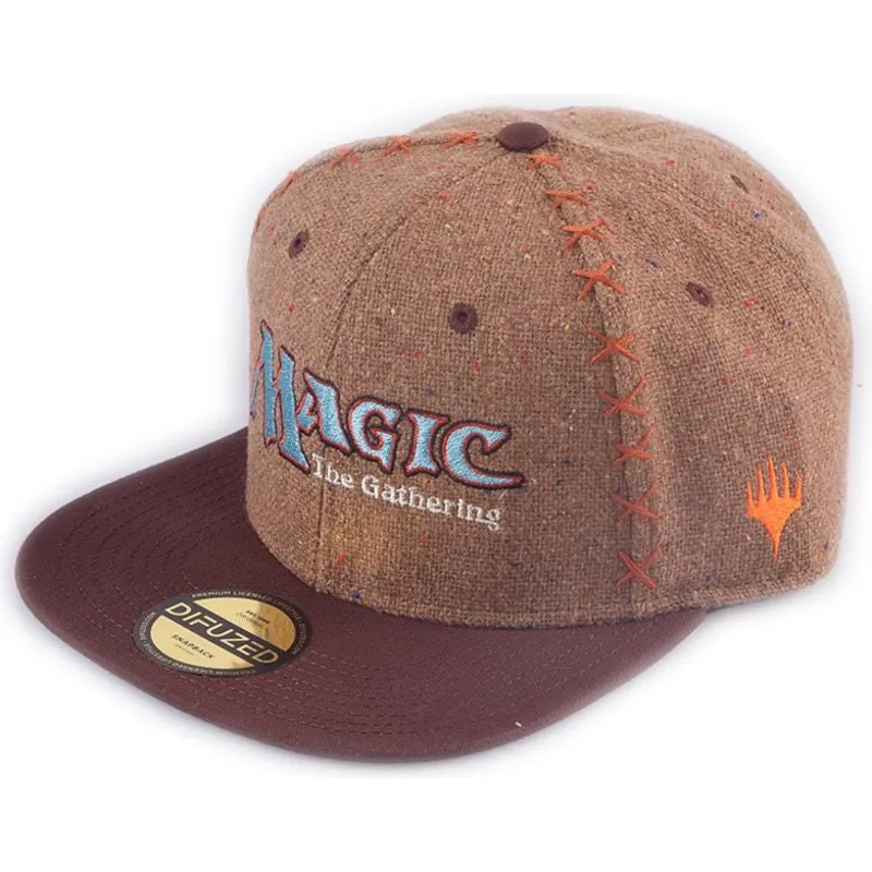 kepsar-plana-brun-snapback-av-difuzed