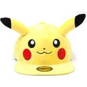 gul-platt-snapback-keps-pikachu-plush-pokemon-fran-difuzed