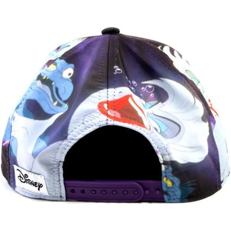svart-platt-snapback-keps-ursula-lilla-sjojungfrun-disney-fran-difuzed